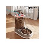 Generic Automatic Pet Food Feeder - Gravity Dispenser, Large Capacity, Grey - image 6
