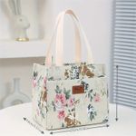 Generic Nouveau Sac à lunch Portable en Nylon De Grande Capacité-Rose - image 7