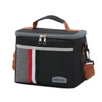 product_image_name-Fashion-Insulated Lunch Box for Women and Men, Insulated Lunch Bag for Men, Adult Lunch Box with Adjustable Shoulder Strap, Waterproof Tote Bag for Work-1