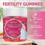 BIYODE Fertility Gummies – Hormonal Balance, Cycle Regularity & Ovarian Support for Women - 60 Gummies - image 2