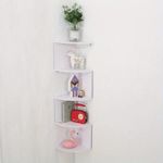 product_image_name-Generic-PVC corner five-tier storage rack - white-2