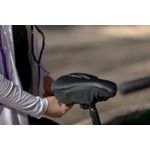 product_image_name-Decathlon-500 Saddle Cover Memoryfoam - Size L - Black-2