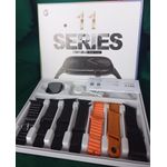 Generic S30 Pro Max Smart Watch with 7 Straps. Series 11 Infinity Screen Bluetooth Calling Smartwatch - BLACK - image 2