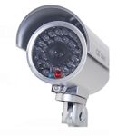 product_image_name-White Label-Dummy CCTV Bullet Camera - Silver-2