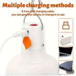 AD GALAXY 3pcs Multifunctional USB Rechargeable Light Bulb - Multicolor - image 2