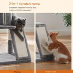 LASA LASA Cat Tree Condo Grey Large Platform and Scratching Posts - image 4