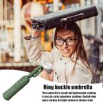 product_image_name-Fashion-Automatic Umbrella UPF50+ Windproof and UV Resistant with Buckle - Green-3