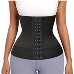 product_image_name-Tummy Trimmer-Women's Stylish Well-Fit Core-Set Slimming Waist Trainer Belt - Fitness & Body Shaping Tummy Fat Control  - Firm & Adjustable Closure (Black)-1