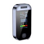 Generic  Alcohol testing tool  Alcohol Teste r Portable High Accuracy Breathalyzer NonContacting Alcoho l Detector USB Rechargeable with Digital LED Screen Alarm Function