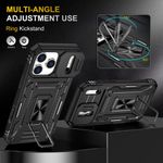 product_image_name-Generic-Iphone 17 Pro Max Case Slide Window Lens Protection with Magnetic Stand Ring - Black -3