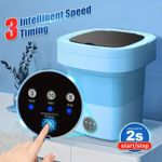 product_image_name-Generic-11L mini washing machine, 3 cleaning modes, suitable for baby clothes, underwear, socks, portable washing machine folding design-1