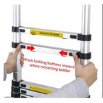 Generic Portable folding telescopic ladder - image 3