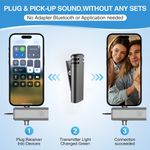 BOMGE Wireless Lavalier Lapel Microphone for iPhone, Android, Camera-Cordless Plug-Play 2.4G Ultra Low Delay Built-in Noise Reduction Chip - image 3