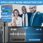 BOMGE Wireless Lavalier Lapel Microphone for iPhone, Android, Camera-Cordless Plug-Play 2.4G Ultra Low Delay Built-in Noise Reduction Chip - image 4