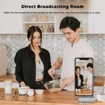 BOMGE Wireless Lavalier Lapel Microphone for iPhone, Android, Camera-Cordless Plug-Play 2.4G Ultra Low Delay Built-in Noise Reduction Chip - image 7