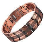 product_image_name-Fashion-Super Quality Big Size Health Magnetic Therapy 45pcs Magnets Magnetic 99.9% Solid Pure Copper Bracelet-1