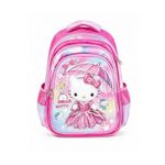 White Label 16" Kids Cartoon School Backpack with 3D Front Design, Multiple Zipper Compartments & Adjustable Shoulder Straps