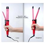 AD Professional 2 - in - 1 Nova Electric Straightener and Curl- Multicolour - image 2
