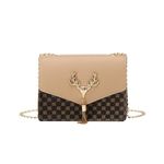 Fashion Women's Chain Clutch Bag, Elegant Evening Handbag with Decorative Pattern