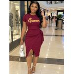 Women's Two-Piece "Queen" Graphic