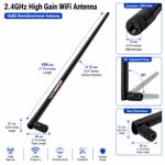18db 2.4ghz High Gain Wifi Antenna - 2pcs