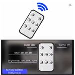 product_image_name-Generic-Single-head solar pendant light with remote control (warm light)-4