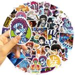 product_image_name-Fashion- 50 pieces Demon Slayer Infinity Castle Arc Benevolence Japanese Anime stickers+1pcs Mobile phone type c interface protective case ,suitable for laptops, computers, water cups-6