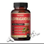 Habau Ashwagandha High Concentrate, Natural Stress Support - 5-in-1 Ashwagandha, Turmeric, Rhodiola, Ginger, Black Pepper 60 Capsules