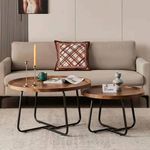 product_image_name-Generic-2 in 1 Living Room Center Table- Brown/Black-7
