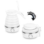 Generic Electric Foldable Silicon Kettle 0.6L -White - image 2