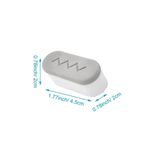 Generic Universal Toilet Seat Bumpers - Self-Adhesive Lid Spacers, 4 Pieces - image 7