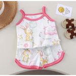 product_image_name-Generic-Girls Spaghetti strap tank top and shorts 2pc -2