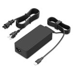 Generic 65W Laptop USB Type C Adapter Fast Charger + Free AC Power Cord - image 2