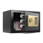product_image_name-Steel-Digital Safe Box Password and Key Unlocking Multifunctional Fireproof Security Cabinet New-1