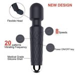 Hifinit 20 mode frequency powerful rechargeable stick vibrator massager  nipple small rechargeable handheld cordless muscle relaxation stimulator masturbation toy suitable for both men and women to like and give as gifts to girlfriends and wives - image 3