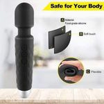 Hifinit 20 mode frequency powerful rechargeable stick vibrator massager  nipple small rechargeable handheld cordless muscle relaxation stimulator masturbation toy suitable for both men and women to like and give as gifts to girlfriends and wives - image 4