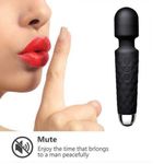 Hifinit 20 mode frequency powerful rechargeable stick vibrator massager  nipple small rechargeable handheld cordless muscle relaxation stimulator masturbation toy suitable for both men and women to like and give as gifts to girlfriends and wives - image 5