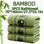 product_image_name-Generic-3-piece bamboo bath towel set: eco-friendly, ultra-soft towels for face, hands-1
