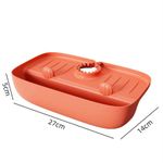 Generic Sink Caddy Sponge Holder Kitchen Bathroom Organizer-Orange - image 3