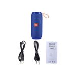 White Label Portable Multi-function Bluetooth Speaker with MIC Support TF Card FM Hands-free TG106 - Blue - image 5