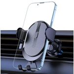 product_image_name-Classic-Car Mobile Phone Holder, Mount, Air Outlet Gravity Sensor Car Holder Riangle Gravity Frosted Simplicity Solid Metallic Material-2
