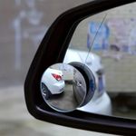 product_image_name-Generic-2pcs Car Rearview Mirror, High-definition Round Mirror, 360 Degree Adjustable Blind Spot Mirror, Wide-angle Mirror-5