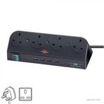 product_image_name-Brennenstuhl-Desktop-Power 13.500 A Surge Protected Socket with USB-Hub 2.0 Splitter 4-way black 1,8m 05VV-F 3G1,25 *GB*-4