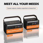 product_image_name-VANPA-400W 380Wh Power station 220V Solar Generator for powering laptops/TVs/fan-2