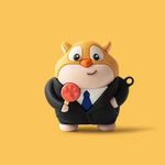 Inobrands For Apple pod 3 Case Cover Cartoon Hamster Soft Silicone Earphone Case Casing