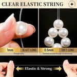 product_image_name-Generic-Beads, 750 Pieces of Beads for Bracelet Making Kit, Beads for Jewelry Making, Elastic Bracelet, Bead Set, White Beads for Handmade Jewelry Making-4