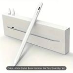 product_image_name-Generic-Universal Capacitive Touch Screen Stylus Pen – White-1