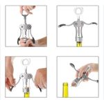 AD Multifunctional Wine and Bottle Opener - Sliver - image 2