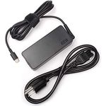 Lenovo 65W Type laptop adapter and power cable