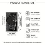 General 4PCS Black Men's Watch - image 3